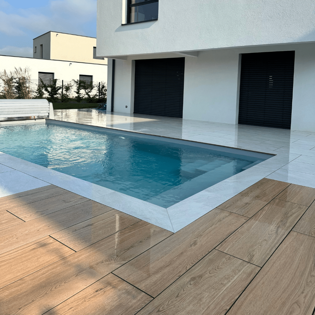 installation d'une piscine coque à mulhouse par sublim garden
