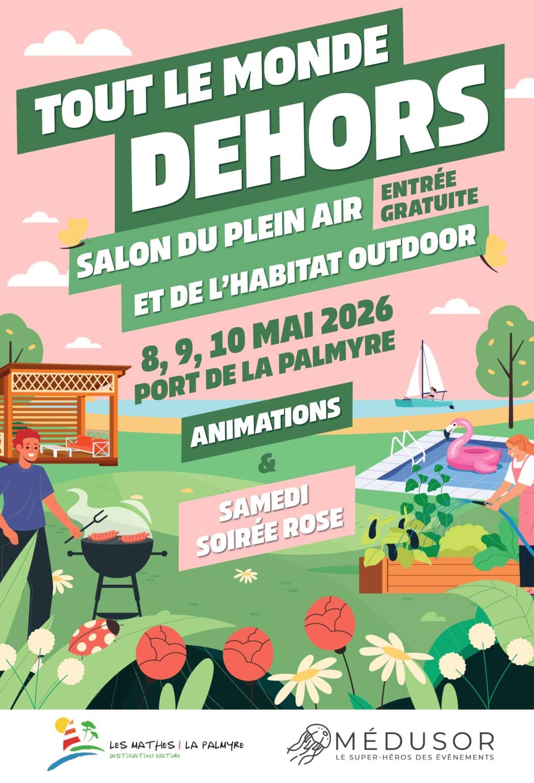 Freedom Pools sur le salon tout le monde dehors du 8 au 10 mai 2026